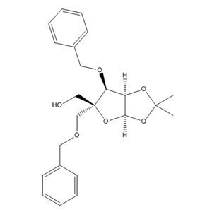 3-O-苄基-1,2-O-亚异丙基-4-C-(苯甲氧基)甲基-β-L-呋喃来苏糖苷