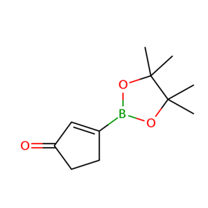 3-(4,4,5,5-四甲基-1,3,2-二氧杂环戊硼烷-2-基)环戊-2-烯-1-酮