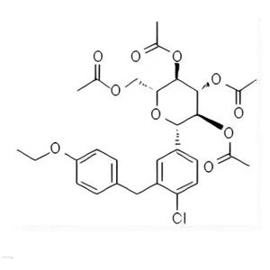 (2R,3R,4R,5S,6S)-2-(乙酰氧基甲基)-6-(4-氯-3-(4-乙氧基苄基)苯基)四氢-2H-吡喃-3,4,5-三yl 三乙酸酯