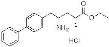 CAS 登录号：149690-12-0, (2R,4S)-4-氨基-5-(联苯-4-基)-2-甲基戊酸乙酯盐酸盐