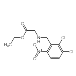 N-(6-硝基-2.3-二氯苄基)甘氨酸乙酯