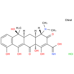 盐酸四环素化学结构图片