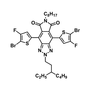 4,8-bis(5-bromo-4-fluorothiophen-2-yl)-2-(3-ethylheptyl)-6-octyl-[1,2,3]triazolo[4,5-f]isoindole-5,7