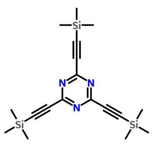 2,4,6-三((三甲基甲硅烷基)乙炔基)-1,3,5-三嗪
