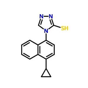 4-(1-环丙基萘-4-基)-4H-1,2,4-三唑-3-硫醇