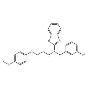 3-[[2-苯并恶唑基[3-(4-甲氧基苯氧基)丙基]氨基]甲基]苯酚