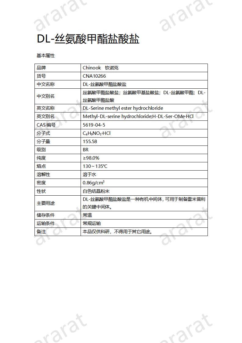 CNA10266 DL-丝氨酸甲酯盐酸盐_01.jpg