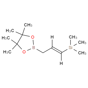 (E)-三甲基(3-(4,4,5,5-四甲基-1,3,2-二氧硼杂环戊烷-2-基)丙-1-烯-1-基)硅烷