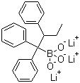 CAS:65859-86-1|三苯基正丁基硼酸锂的分子结构