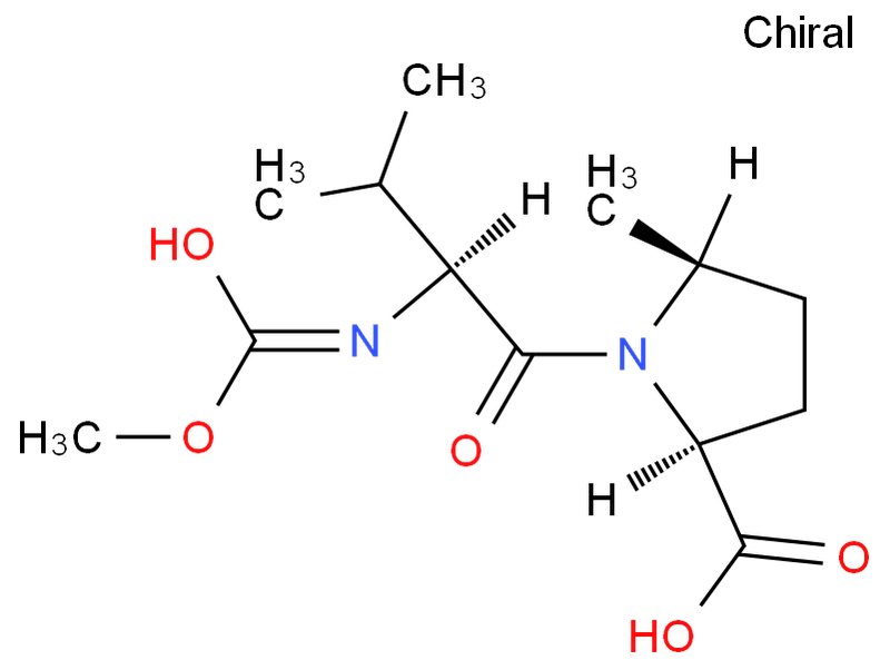 (5S)-N-(甲氧羰基)-L-缬氨酰-5-甲基-L-脯氨酸