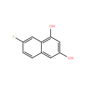 7-氟-1,3-萘二醇