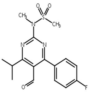 4-(4-氟苯基)-6-异丙基-2-(N-甲基-N-甲磺酰基氨基)-5-嘧啶甲醛