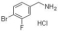 CAS 登录号：1214342-53-6, 4-溴-3-氟苯甲胺盐酸盐