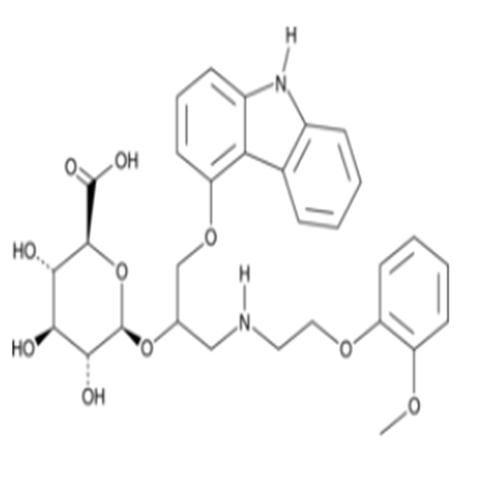 (R,S)-Carvedilol Glucuronide.png