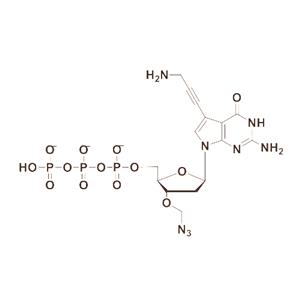 7-Deaza-7-Propargylamino-3′-Azidomethyi-dGTP 产品图片