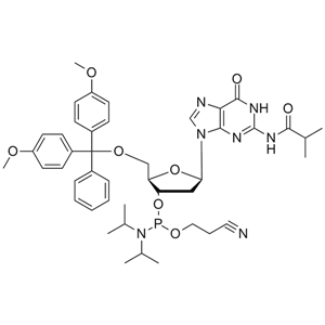 DMT-dG(iBu)-CE亚磷酰胺单体 产品图片