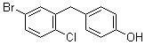 CAS 登录号：864070-18-8, 4-[(5-溴-2-氯苯基)甲基]苯酚