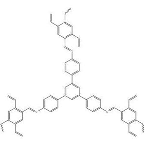 COF材料-（1,3,5三（4-氨基苯基）-1,4二醛基2,5 二乙烯基苯