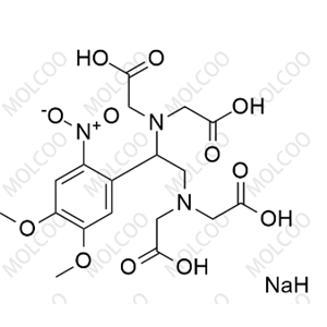 甘氨酸,N,N'-[1-(4,5-二甲氧基-2-硝基苯基)-1,2-乙二基]双[N-(羧甲基)-,四钠盐(9Cl)