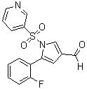 CAS 登录号：881677-11-8, 5-(2-氟苯基)-1-[(吡啶-3-基)磺酰基]-1H-吡咯-3-甲醛
