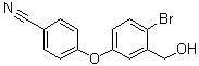 CAS 登录号：906673-45-8, 4-[4-溴-3-(羟基甲基)苯氧基]苯甲腈