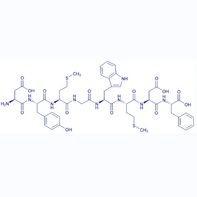 Cholecystokinin Octapeptide free acid (desulfated) 103974-46-5.png