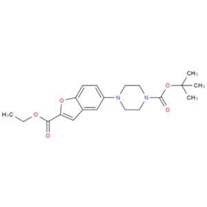 5-(4-叔丁氧羰基-哌嗪-1-基)苯并呋喃-2-甲酸乙酯