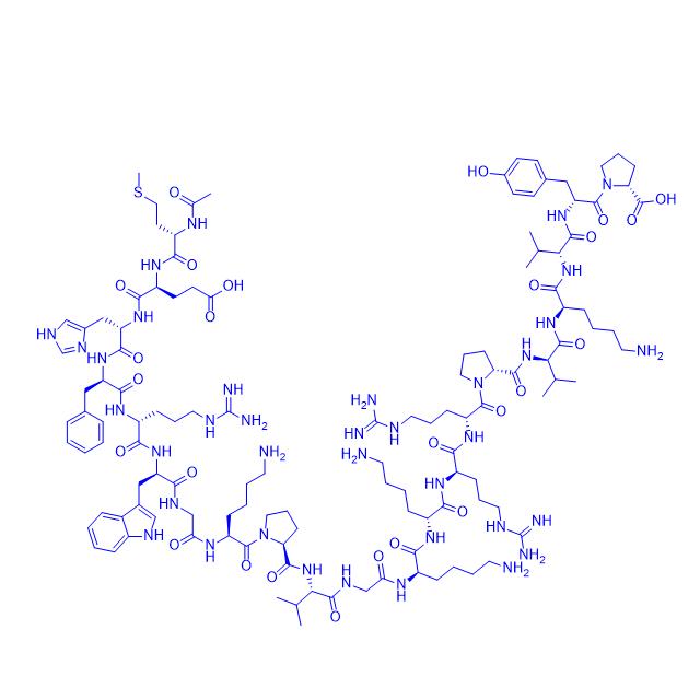 Acetyl-ACTH (4-24) (human, bovine, rat) 1815618-00-8.png