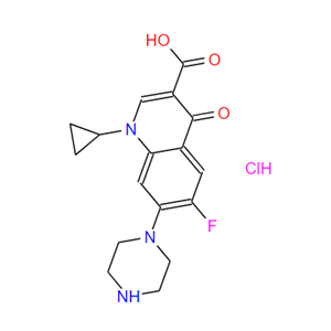 86483-48-9；环丙沙星盐酸盐