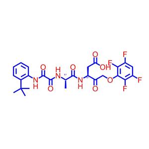 N-[2-(叔丁基)苯基]-2-氧代甘氨酰-N-[(1S)-1-(羧基甲基)-2-氧代-3-(2,3,5,6-四氟苯氧基)丙基]-L-丙氨酰胺254750-02-2