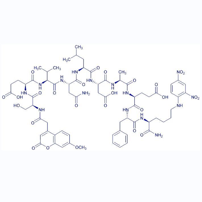 Mca-SEVNLDAEFK(Dnp)-NH2 1802078-32-5.png