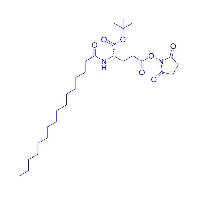 1-tert-Butyl 5-(N-Succinimidyl) N-Palmitoyl-L-glutamate 204521-63-1.png