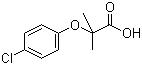 CAS 登录号：882-09-7, 4-氯苯氧异丁酸, 对氯苯氧异丁酸, 2-(4-氯苯氧基)-2-甲基丙酸