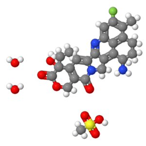 依喜替康甲磺酸盐水合物；197720-53-9