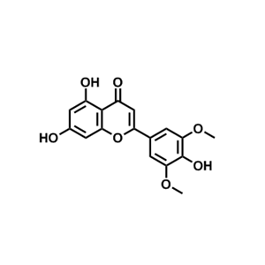 5,7-二羟基-2-(4-羟基-3,5-二甲氧基苯基)-4H-苯并吡喃-4-酮   520-32-1