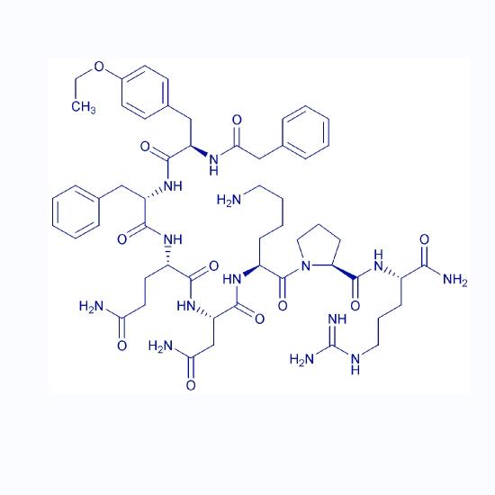 (Phenylac1,D-Tyr(Et)2,Lys6,Arg8,des-Gly9)-Vasopressin  129520-65-6.png