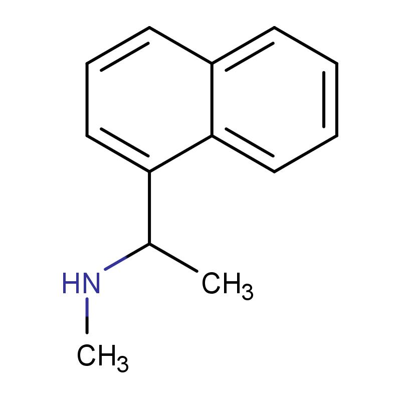 15297-33-3 (R)-(+)-N-甲基-1-(1-萘基)乙基胺 结构式图片