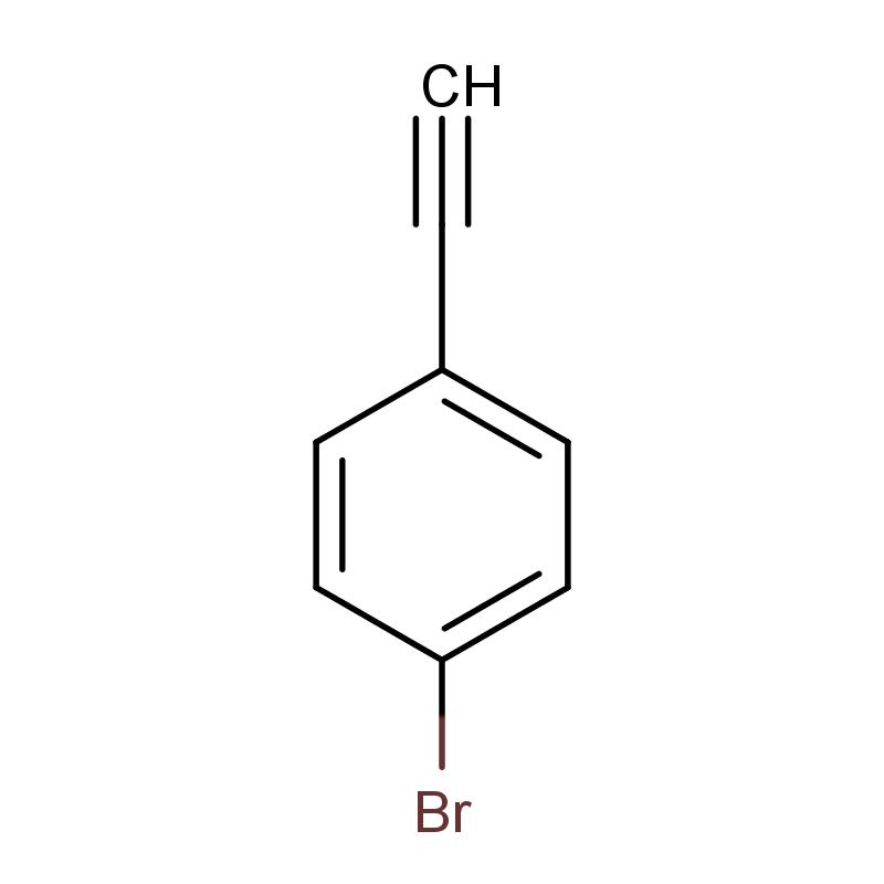 766-96-1 (4-溴苯基)乙炔 结构式图片