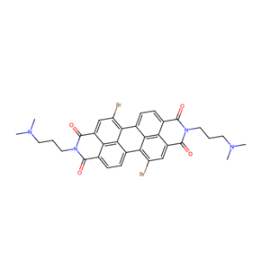 1,3,8,1,5,12-二溴-2,9-双[3-(二甲氨基)丙基]蒽[2,1,9-DEF:6,5,10-D'E'F']二异喹啉-1,3,8, 10(2H,9H)-四酮