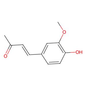 aladdin 阿拉丁 H156987 4-(4-羟基-3-甲氧苯基)-3-丁烯-2-酮 1080-12-2 >98.0%(GC)