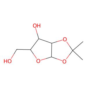 aladdin 阿拉丁 I135339 1,2-O-异亚丙基-alpha-D-呋喃木糖 20031-21-4 99%