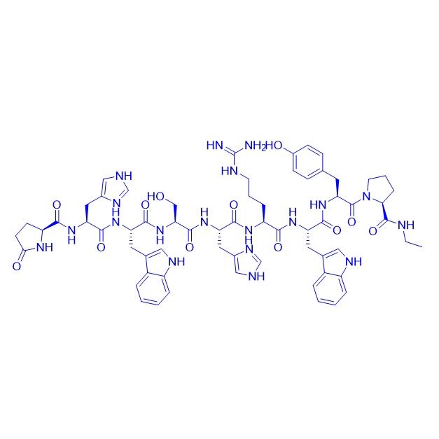 (Des-Gly10,D-Arg6,Pro-NHEt9)-LHRH II (chicken)  145940-57-4.png