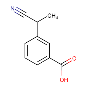 3-(1-氰乙基)苯甲酸