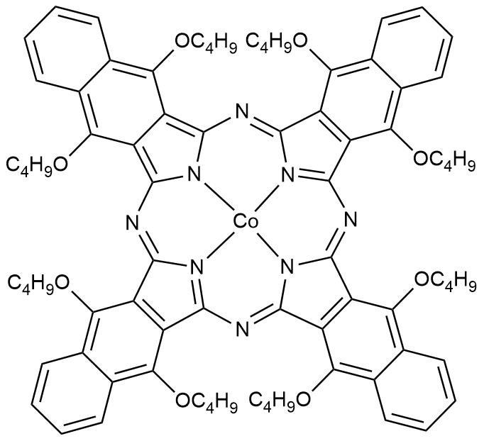 5,9,14,18,23,27,32,36-八丁氧基-2,3-萘酞菁钴.png