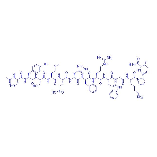 [D-Phe7] a-MSH, amide 92937-43-4.png