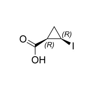 (1R,2R)-2-碘环丙烷羧酸, (1R,2R)-2-iodocyclopropanecarboxylic acid, 692288-05-4, ≥99%