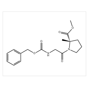L-Proline, N-[(phenylmethoxy)carbonyl]glycyl-2-methyl-, methyl ester