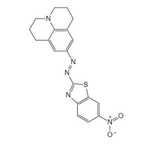 (1E)-(1,2,3,5,6,7-hexahydropyrido[3,2,1-ij]quinolin-9-yl)(6-nitrobenzo[d][1,3]thiazol-2-yl)diazene