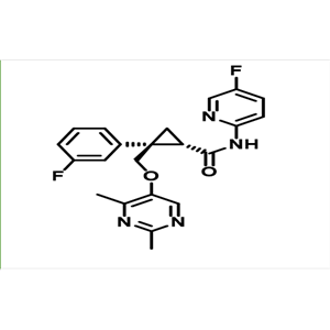（1S，2S）-2-（（（2,4-二甲基嘧啶-5-基）氧基）甲基）-2-（3-氟苯基）-N-（5-氟吡啶-2-基）环丙烷-1-甲酰胺