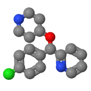 2-[(4-氯苯基)(4-哌啶基氧基)甲基]吡啶；122368-54-1